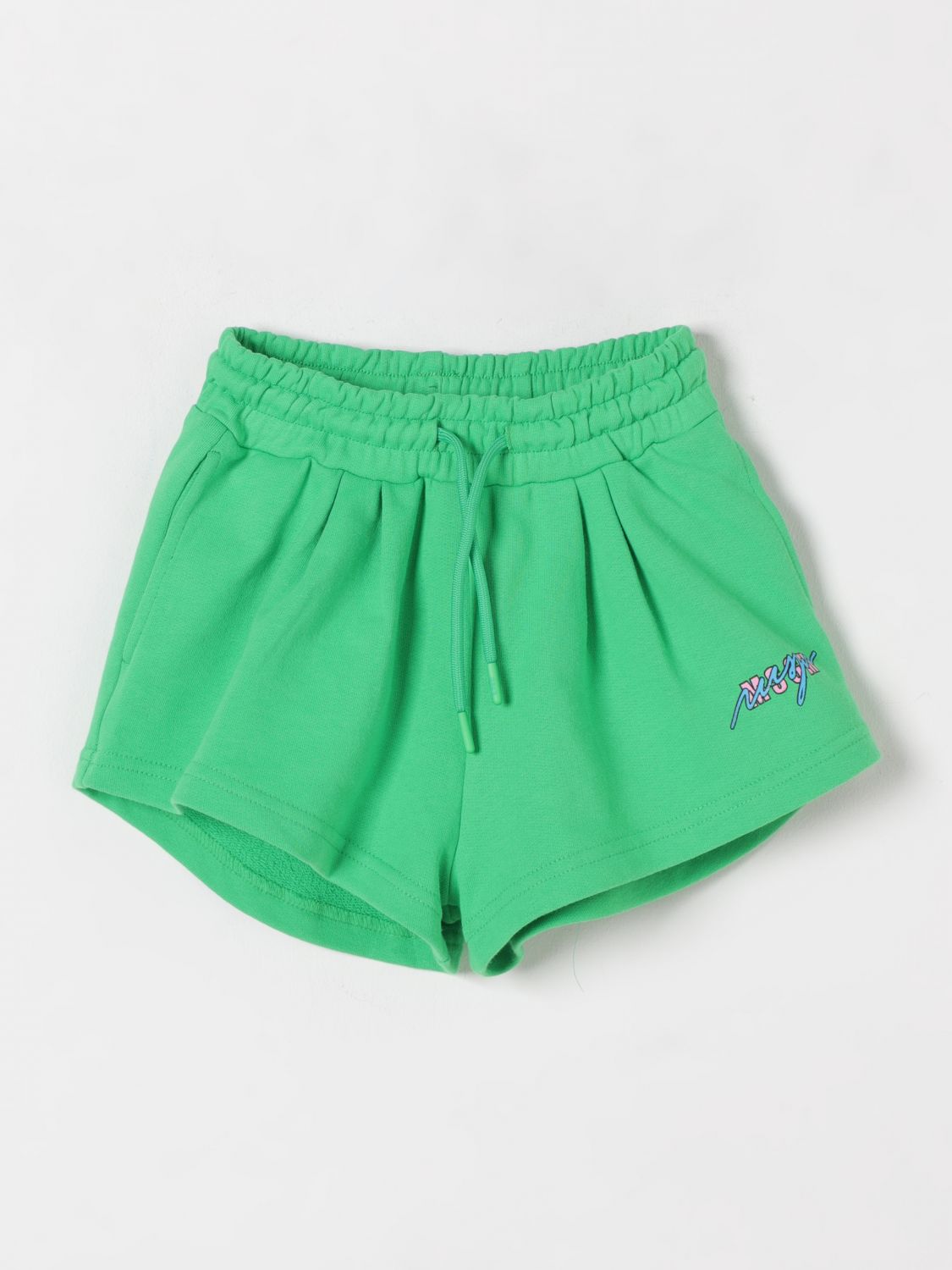 MSGM KIDS PANTALONES CORTOS: Pantalones cortos niños MSGM Kids, Verde - Img 1