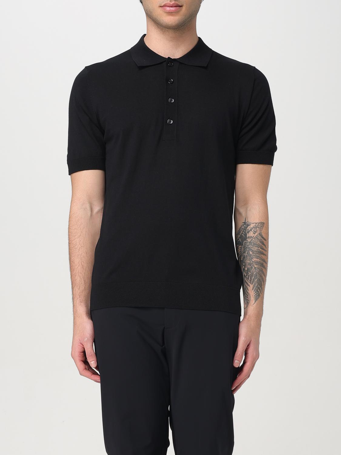 PAOLO PECORA POLO: Polo hombre Paolo Pecora, Negro - Img 1