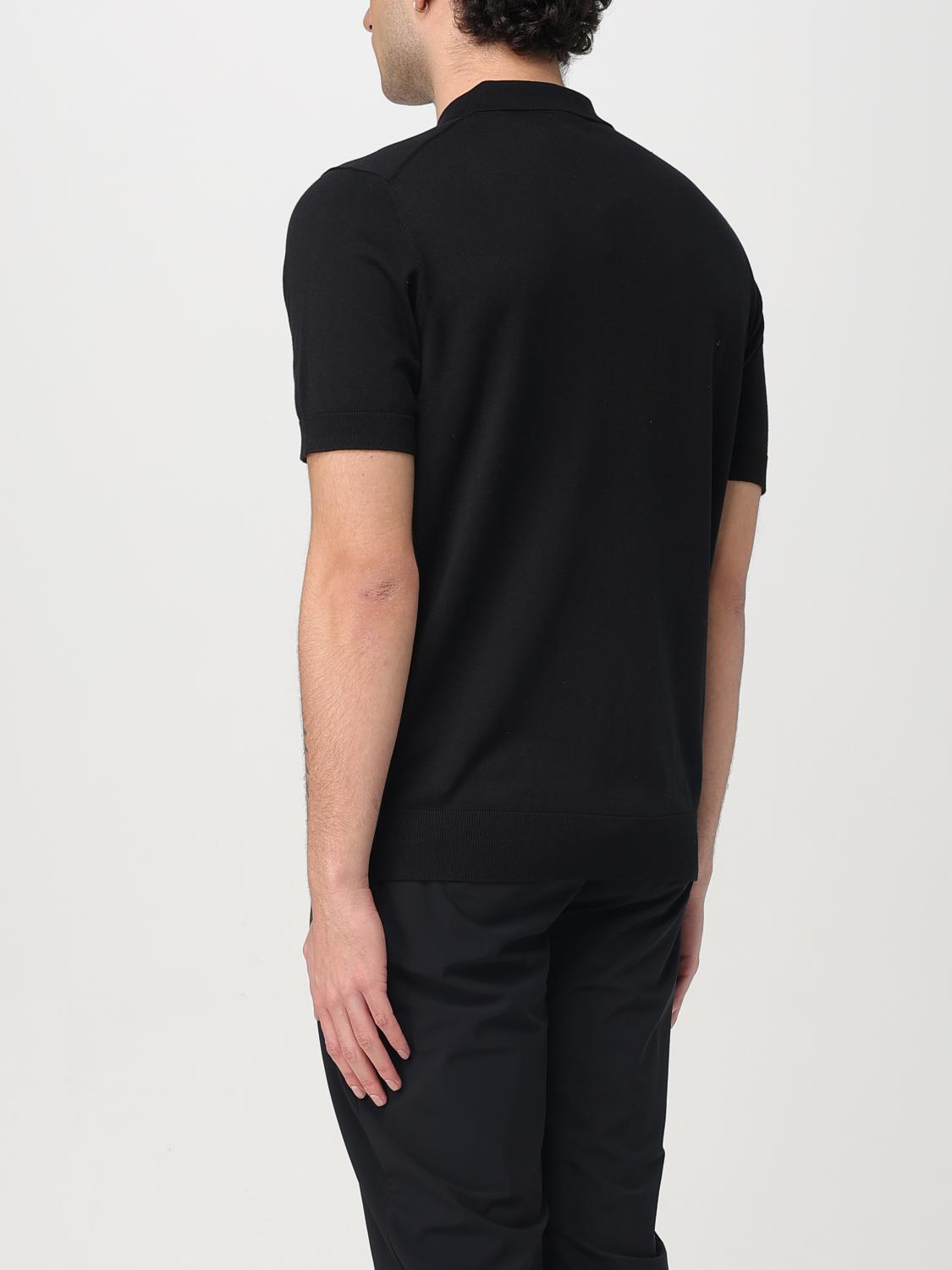 PAOLO PECORA POLO: Polo hombre Paolo Pecora, Negro - Img 2