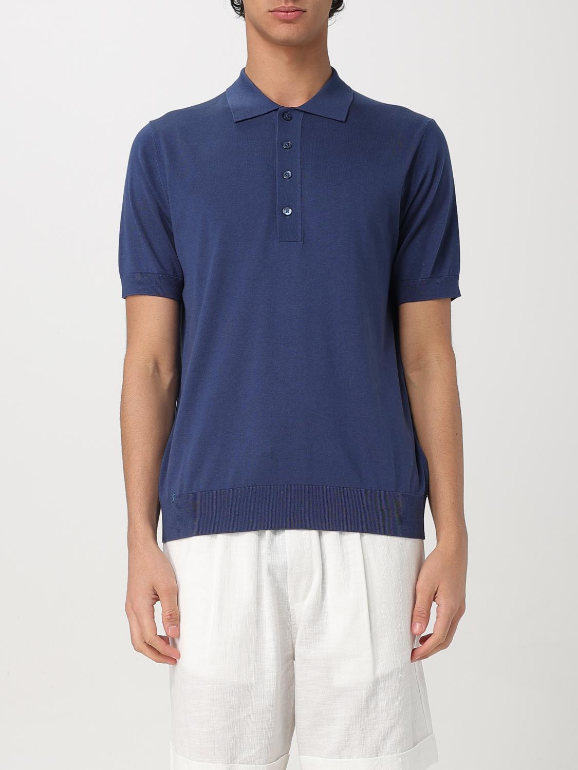 PAOLO PECORA POLO: Polo hombre Paolo Pecora, Azul Oscuro 1 - Img 1