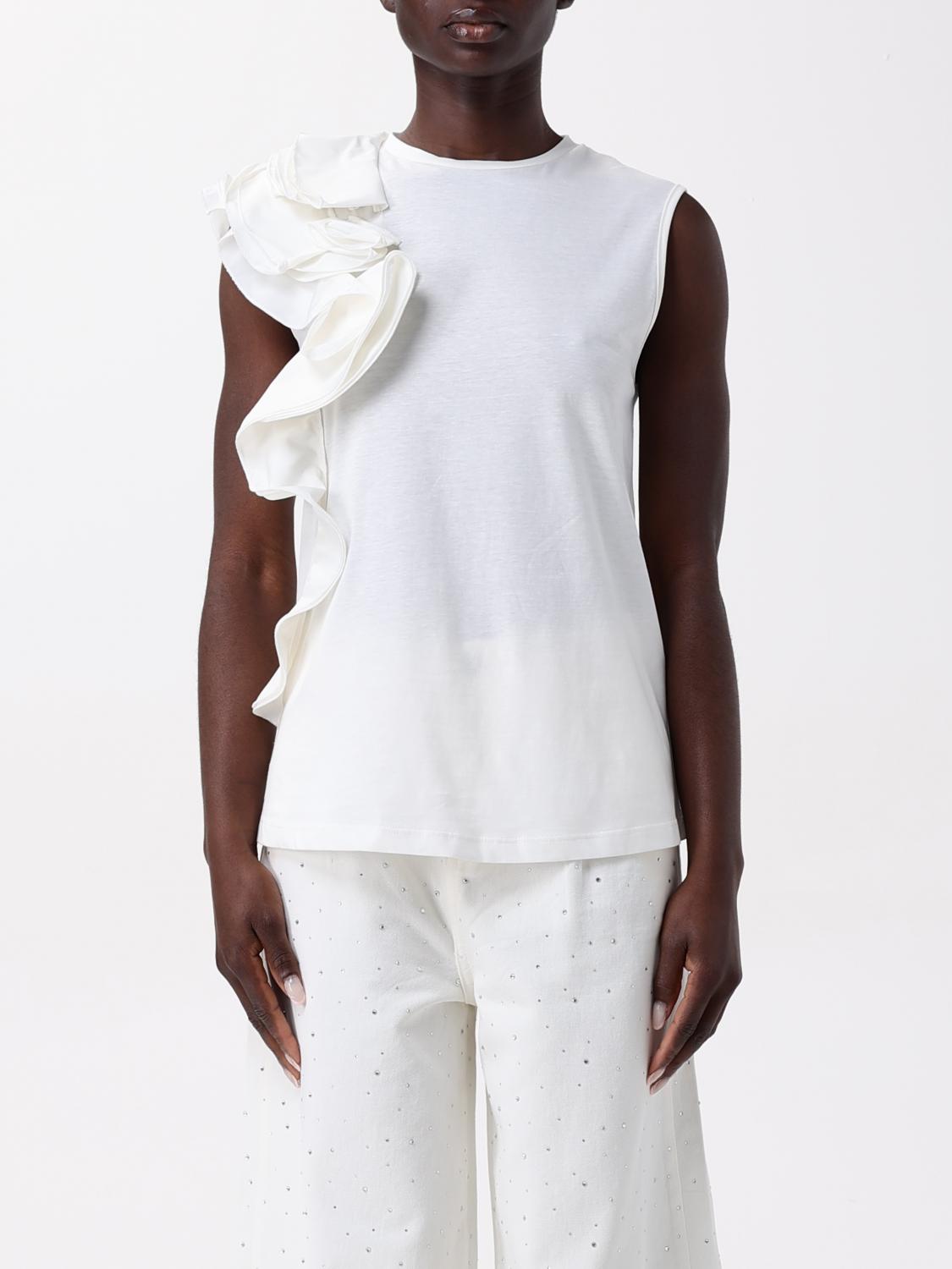 LIU JO TOP: Camisa mujer Liu Jo, Blanco - Img 1