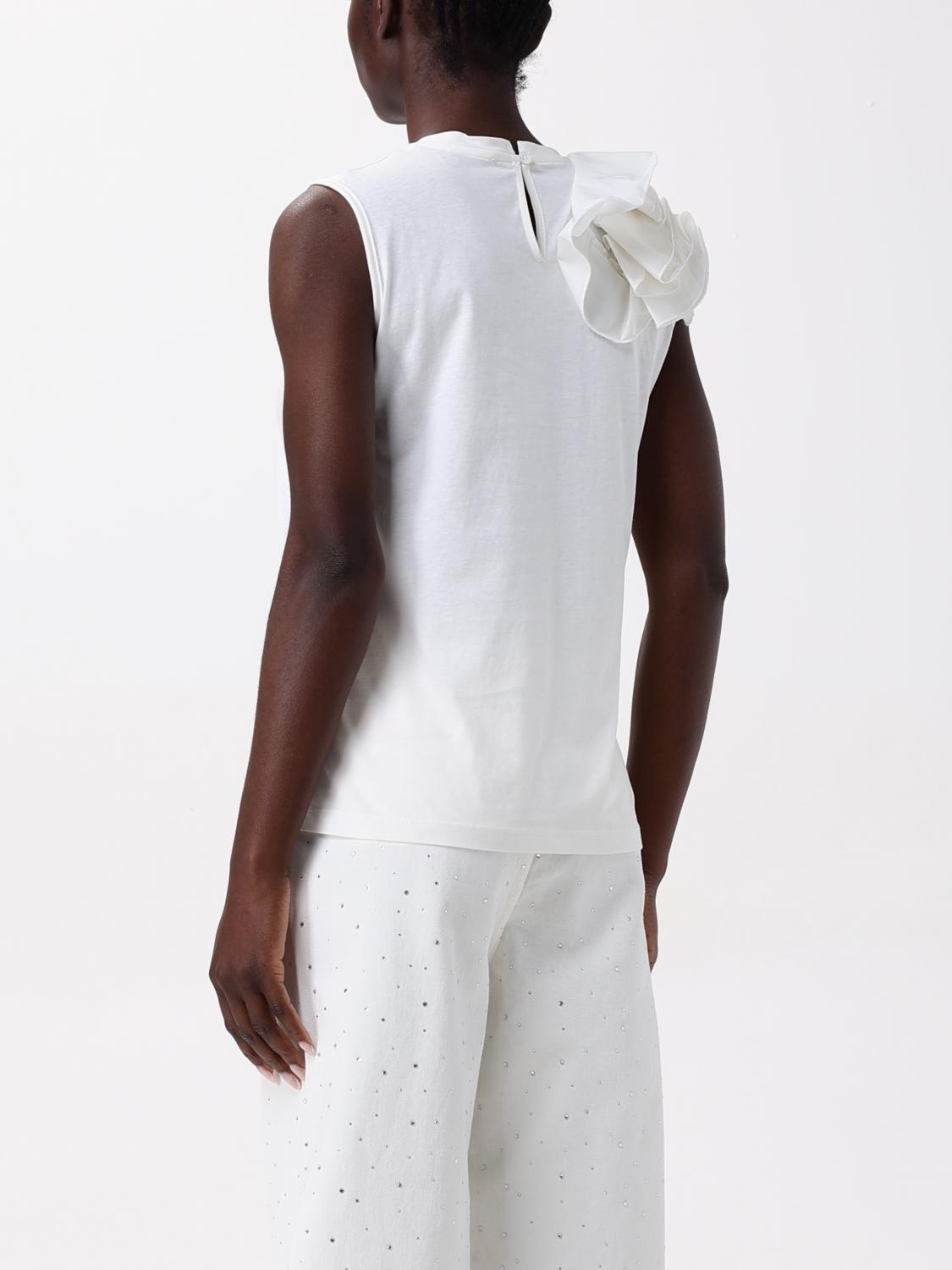 LIU JO TOP: Camisa mujer Liu Jo, Blanco - Img 3