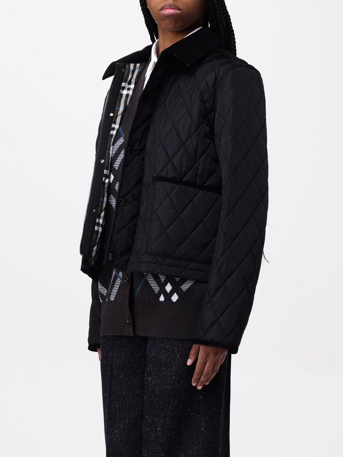 BURBERRY JACKET: Jacket woman Burberry, Black - Img 4