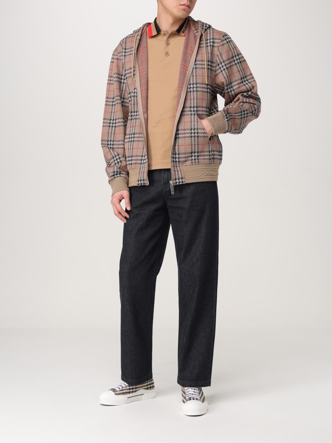 BURBERRY SWEATSHIRT: Jacke herren Burberry, Braun - Img 2
