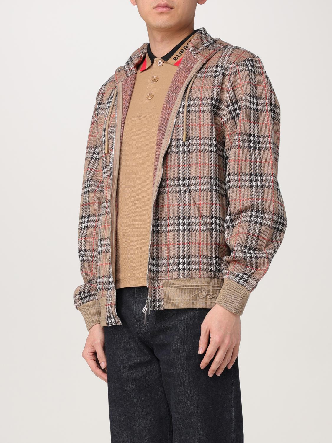 BURBERRY SWEATSHIRT: Jacke herren Burberry, Braun - Img 4