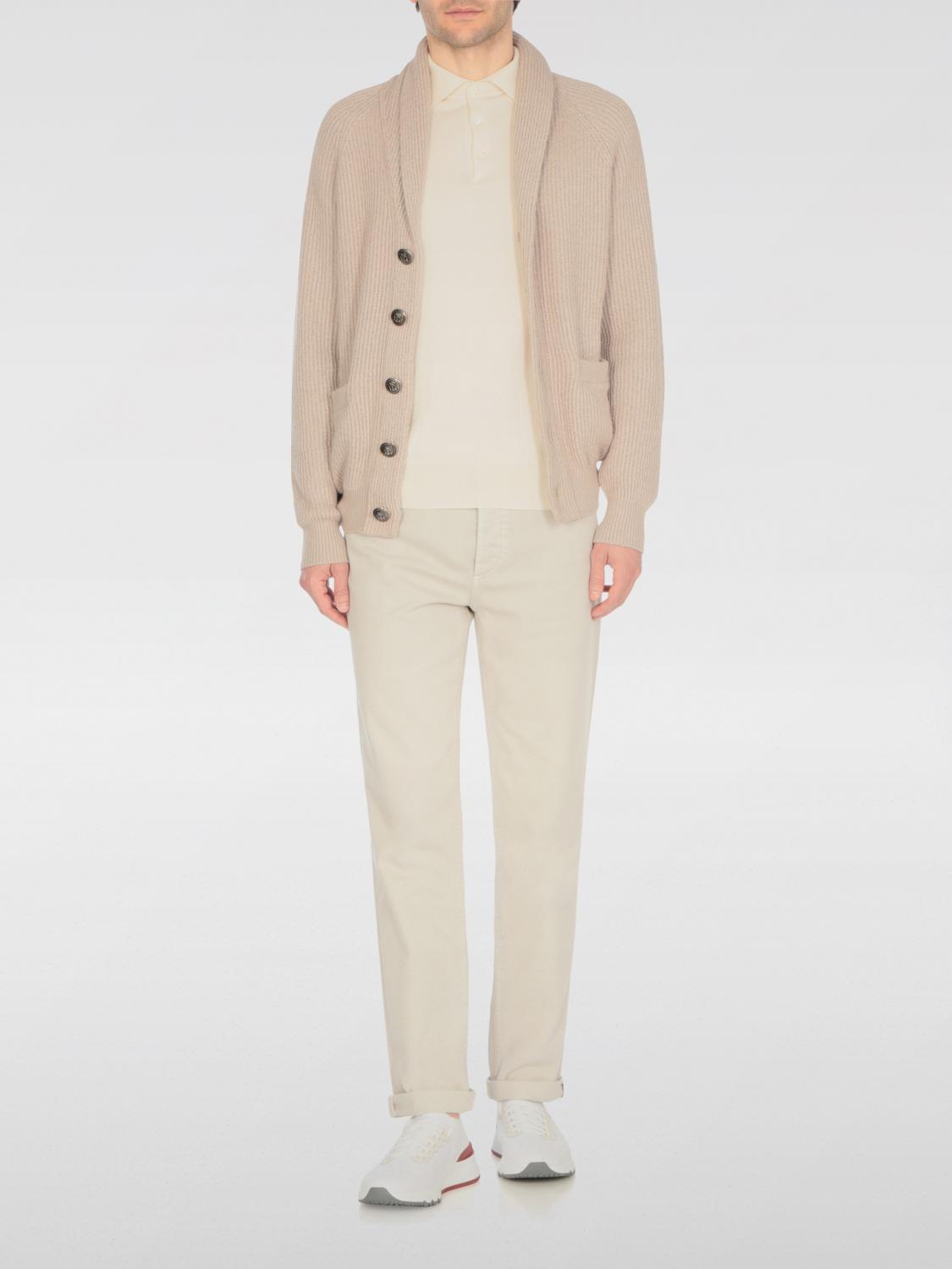 BRUNELLO CUCINELLI SNEAKERS: Sneakers Brunello Cucinelli in maglia di cotone , Bianco - Img 2