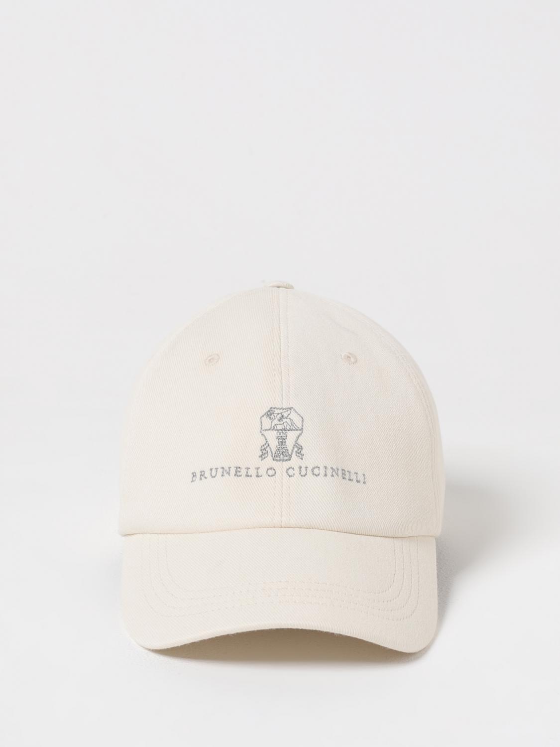 BRUNELLO CUCINELLI HAT: Hat men Brunello Cucinelli, White - Img 2