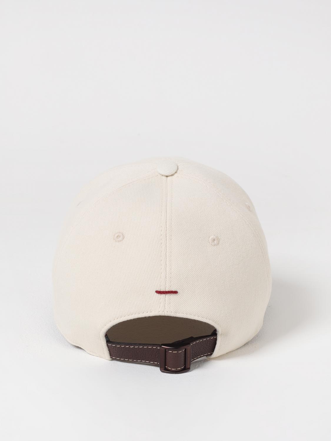 BRUNELLO CUCINELLI HAT: Hat men Brunello Cucinelli, White - Img 3