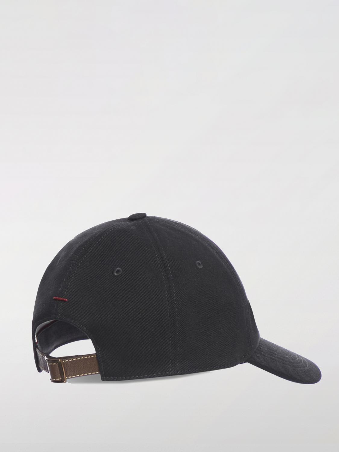 BRUNELLO CUCINELLI HAT: Hat men Brunello Cucinelli, Black - Img 3