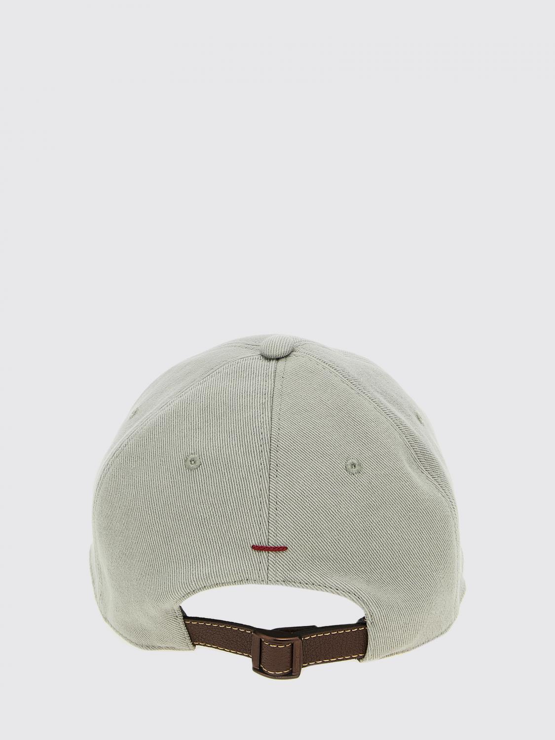 BRUNELLO CUCINELLI HAT: Hat men Brunello Cucinelli, Grey - Img 3
