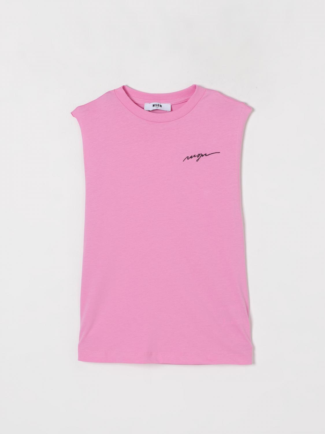 MSGM KIDS T-SHIRT: Pull enfant MSGM Kids, Rose - Img 1