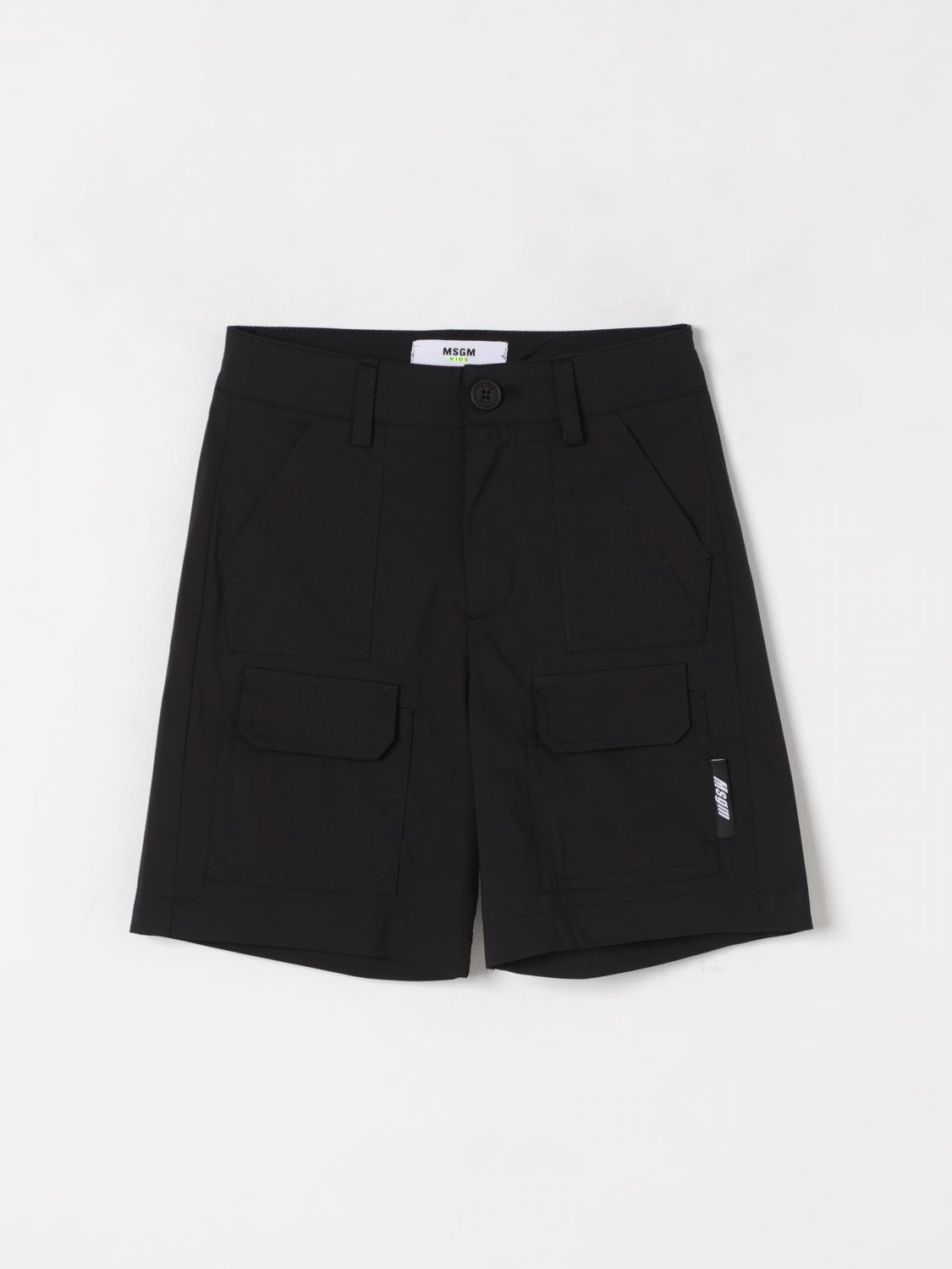 MSGM KIDS SHORTS: Shorts kids MSGM Kids, Black - Img 1