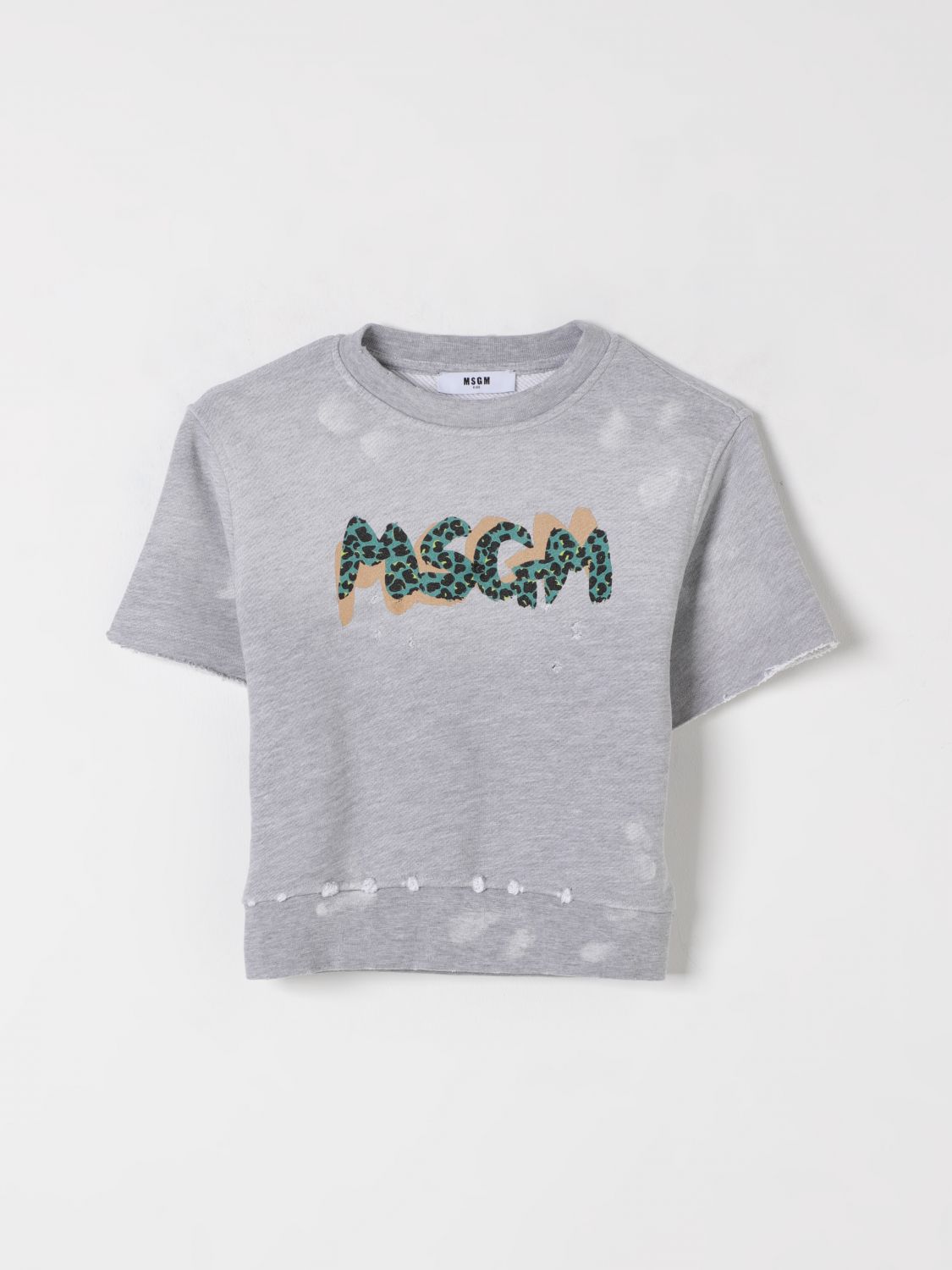 MSGM KIDS 毛衣: 毛衣 儿童 MSGM Kids, 灰色 - Img 1