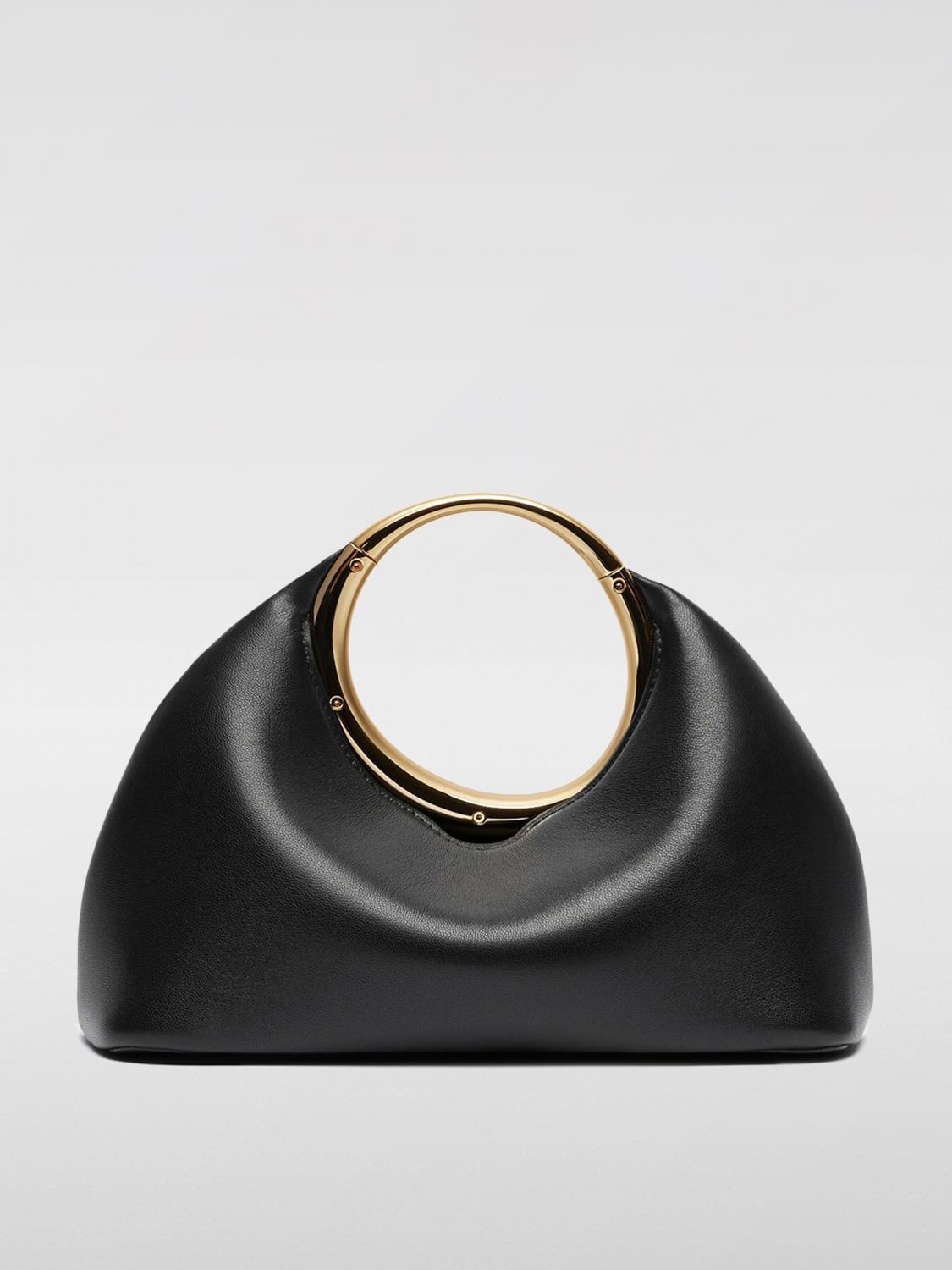 JACQUEMUS BORSA MINI: Borsa Le Petite Calino Jacquemus in nappa , Nero - Img 4