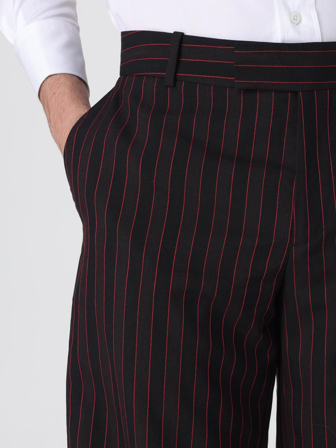 MCQUEEN PANTS: Pants men McQueen, Black - Img 5