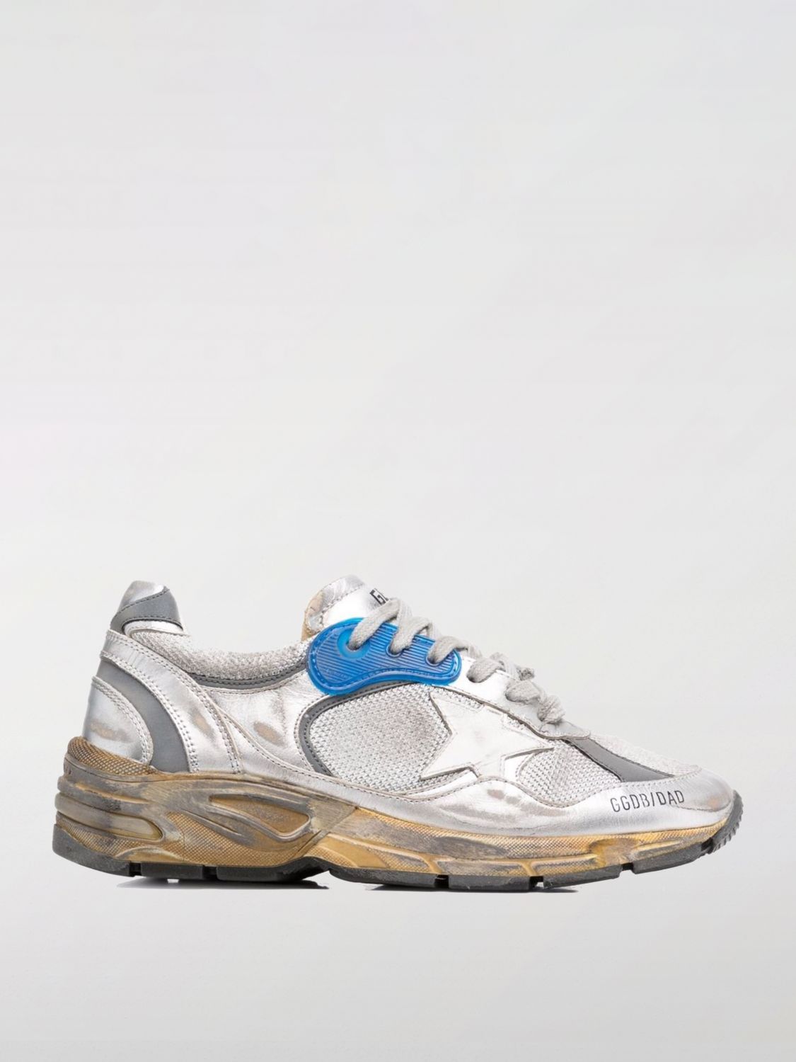 GOLDEN GOOSE SNEAKERS: Shoes woman Golden Goose, Silver - Img 1