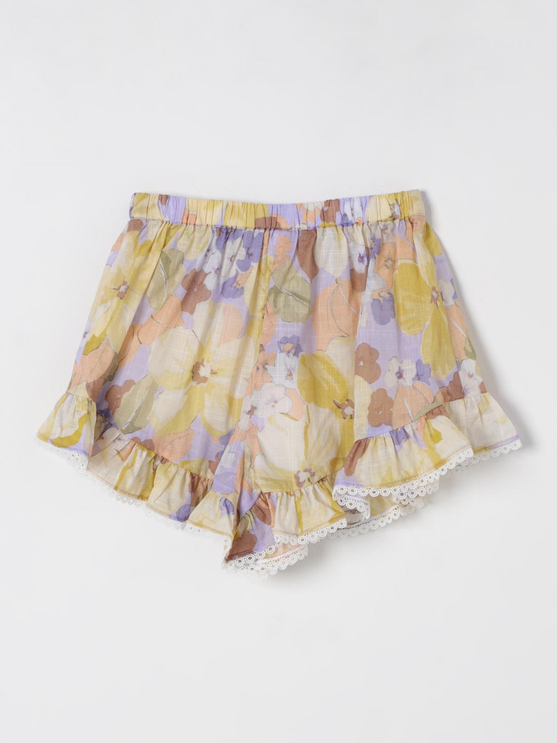 ZIMMERMANN PANTALON COURT: Pantalon court enfant Zimmermann, Violet - Img 2