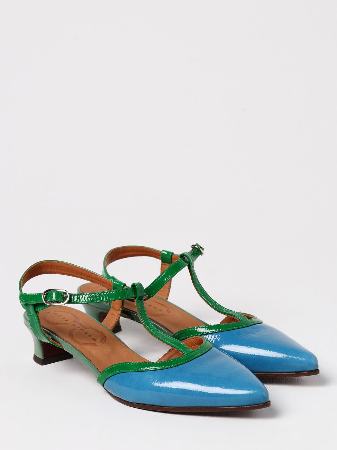 CHIE MIHARA HEELED SANDALS: Heeled sandals woman Chie Mihara, Gnawed Blue - Img 2