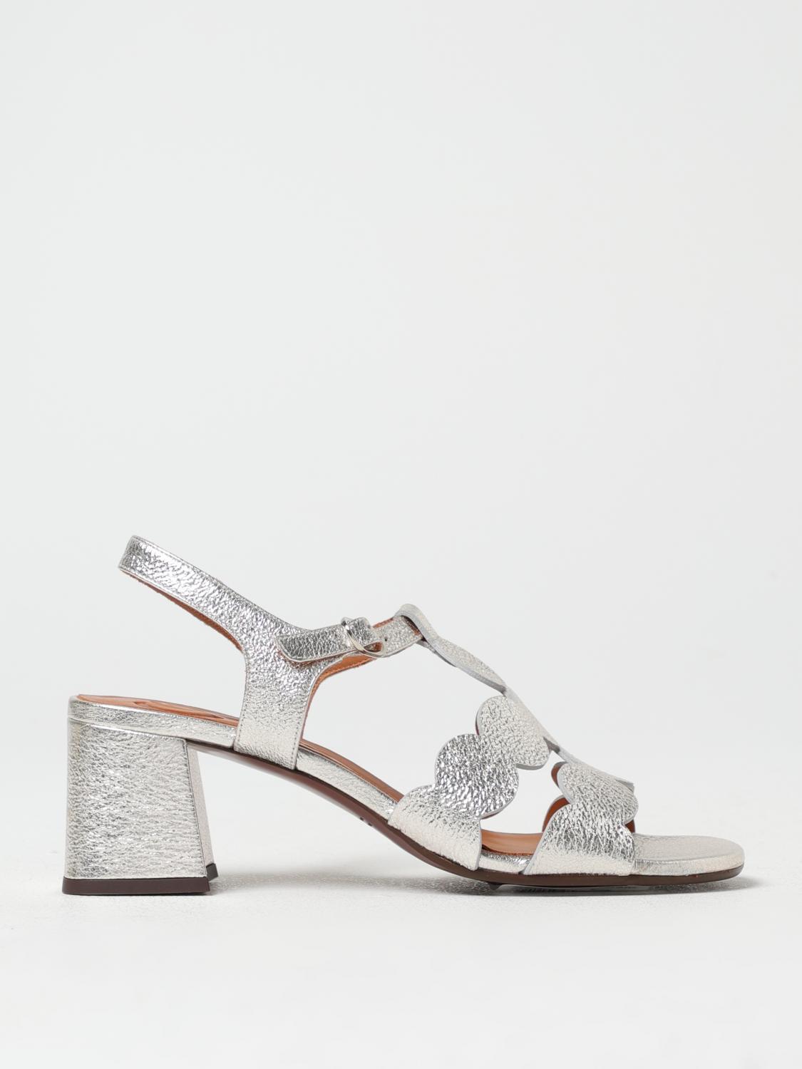 CHIE MIHARA HEELED SANDALS: Heeled sandals woman Chie Mihara, Silver - Img 1