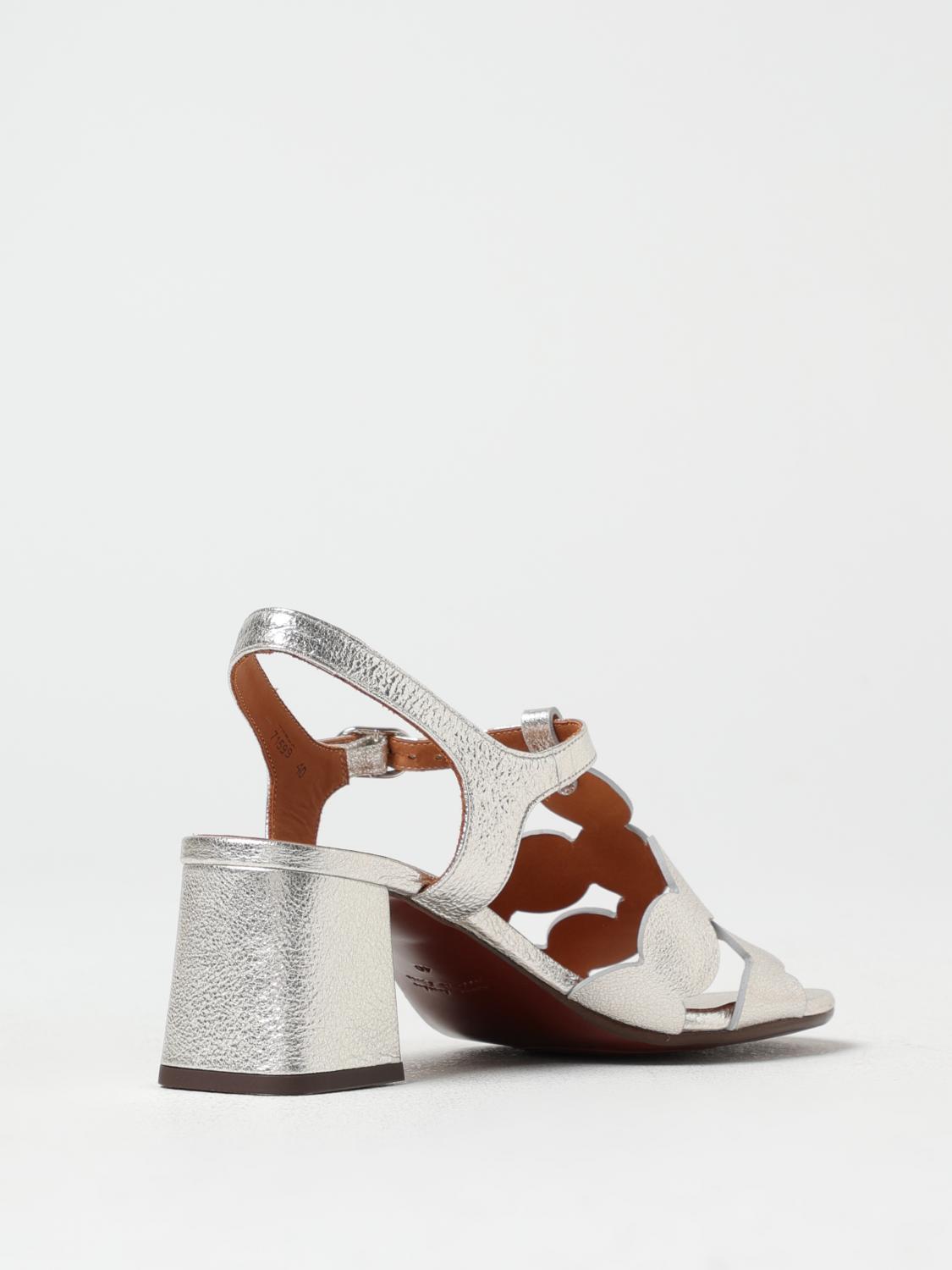 CHIE MIHARA HEELED SANDALS: Heeled sandals woman Chie Mihara, Silver - Img 3