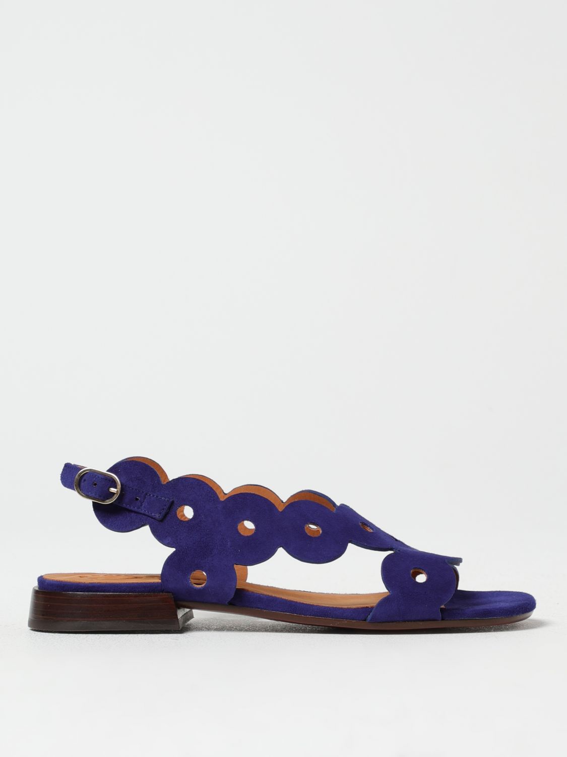 CHIE MIHARA FLAT SANDALS: Flat sandals woman Chie Mihara, Blue - Img 1