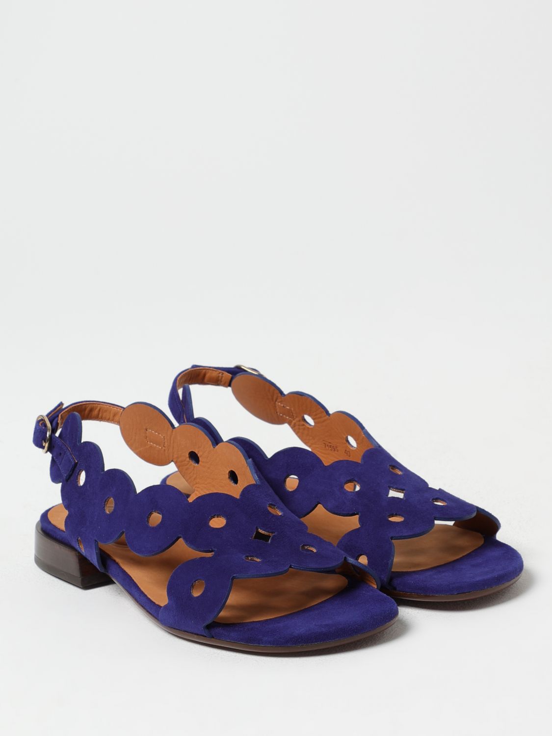 CHIE MIHARA FLAT SANDALS: Flat sandals woman Chie Mihara, Blue - Img 2