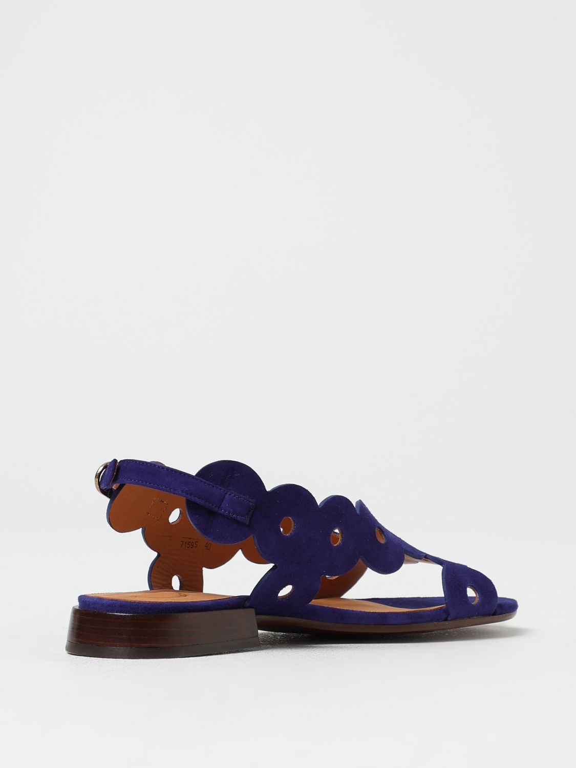 CHIE MIHARA FLAT SANDALS: Flat sandals woman Chie Mihara, Blue - Img 3