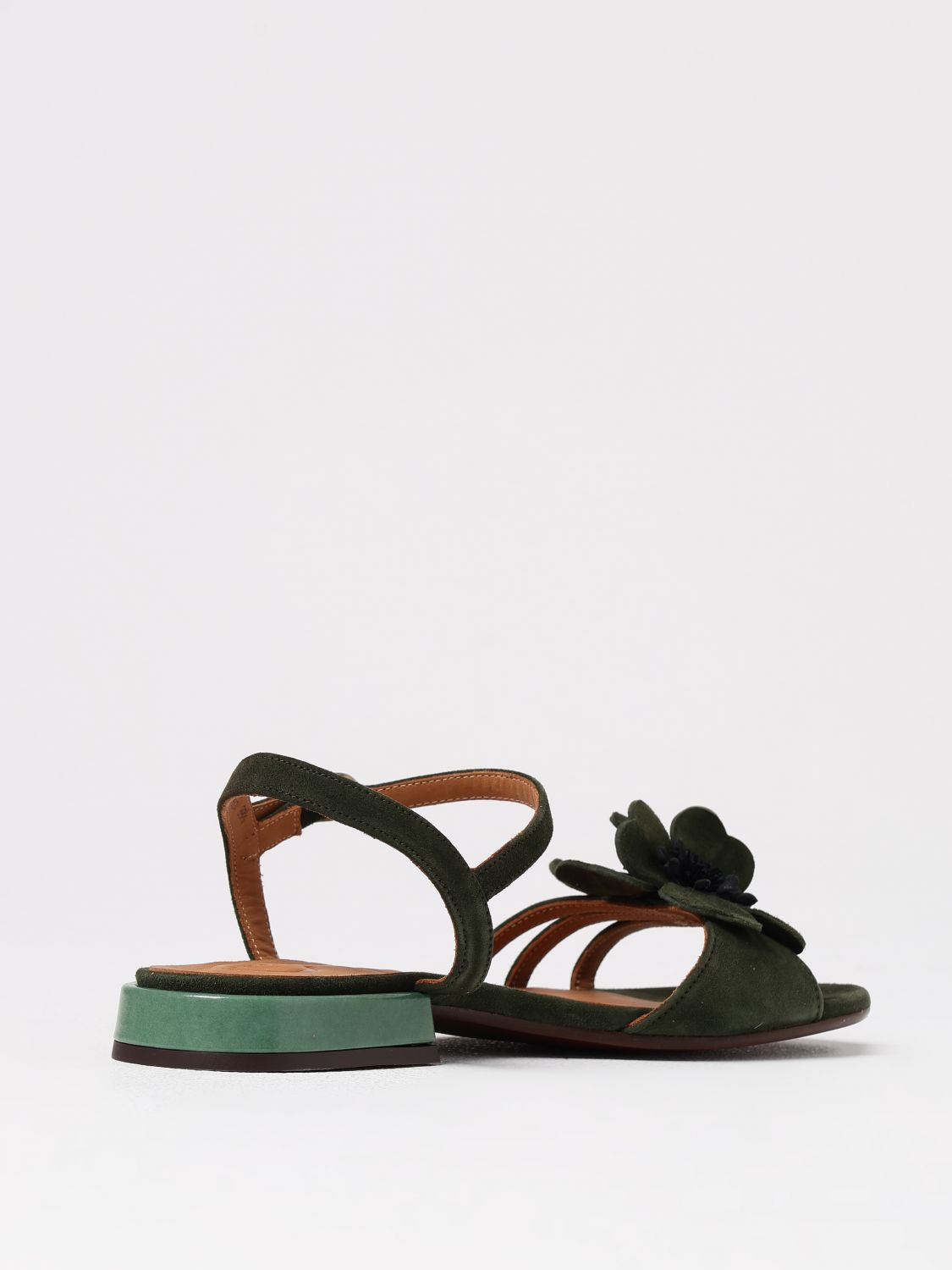 CHIE MIHARA FLAT SANDALS: Flat sandals woman Chie Mihara, Green - Img 3