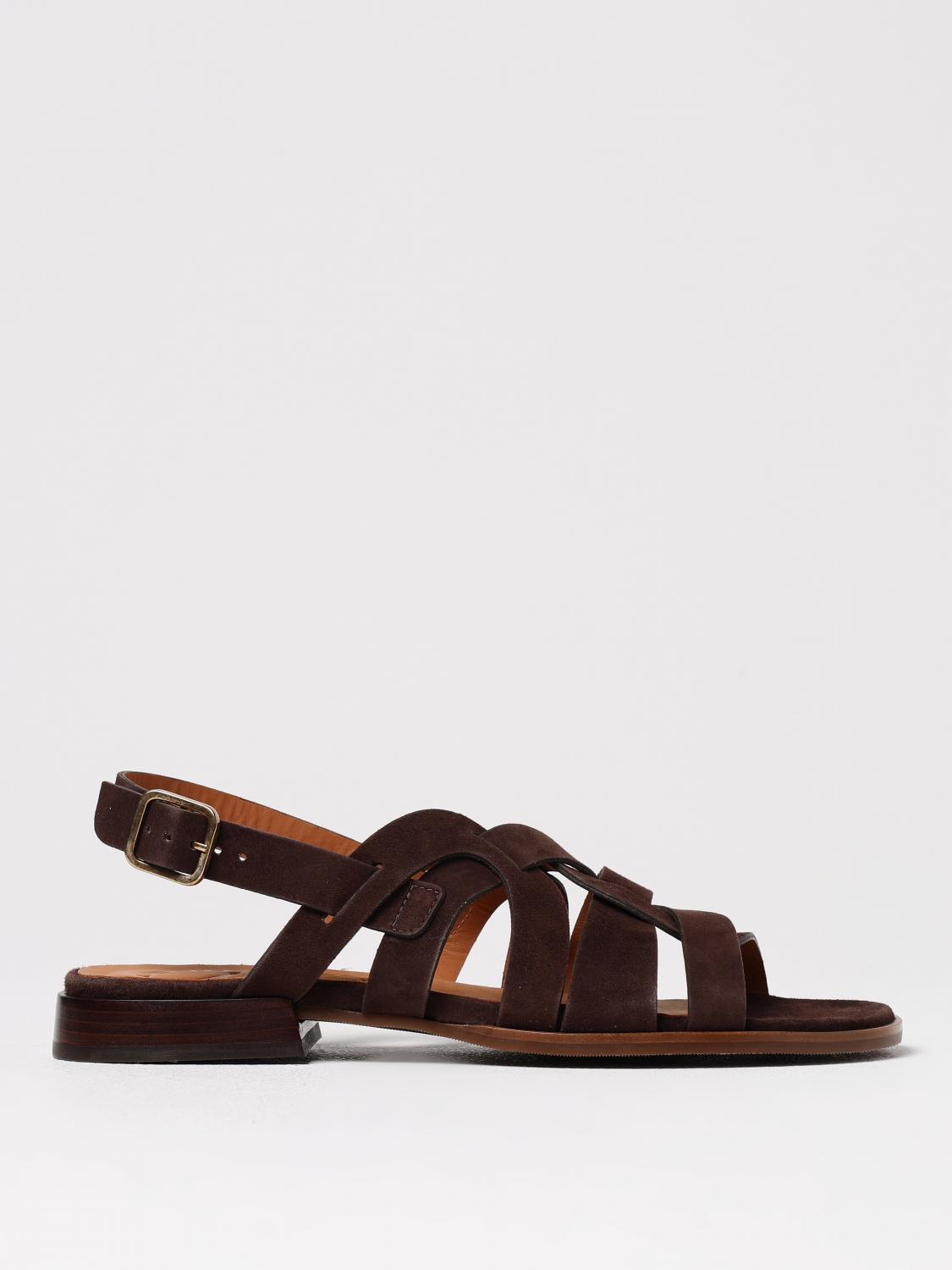 CHIE MIHARA FLAT SANDALS: Flat sandals woman Chie Mihara, Brown - Img 1