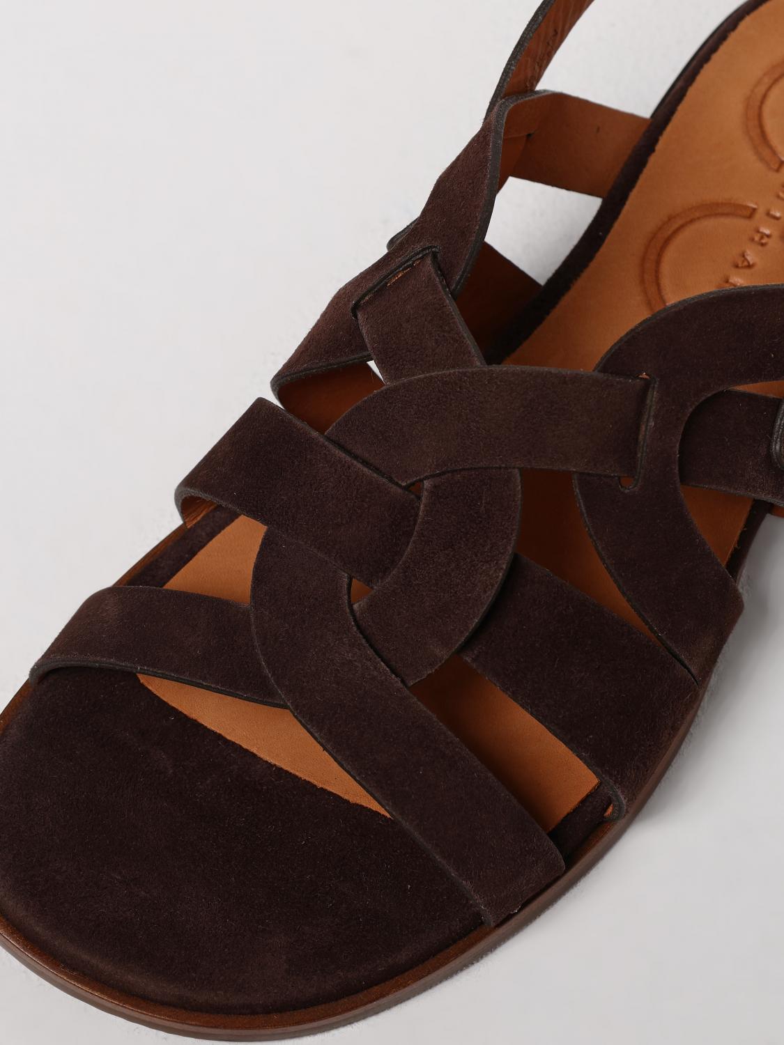 CHIE MIHARA FLAT SANDALS: Flat sandals woman Chie Mihara, Brown - Img 4