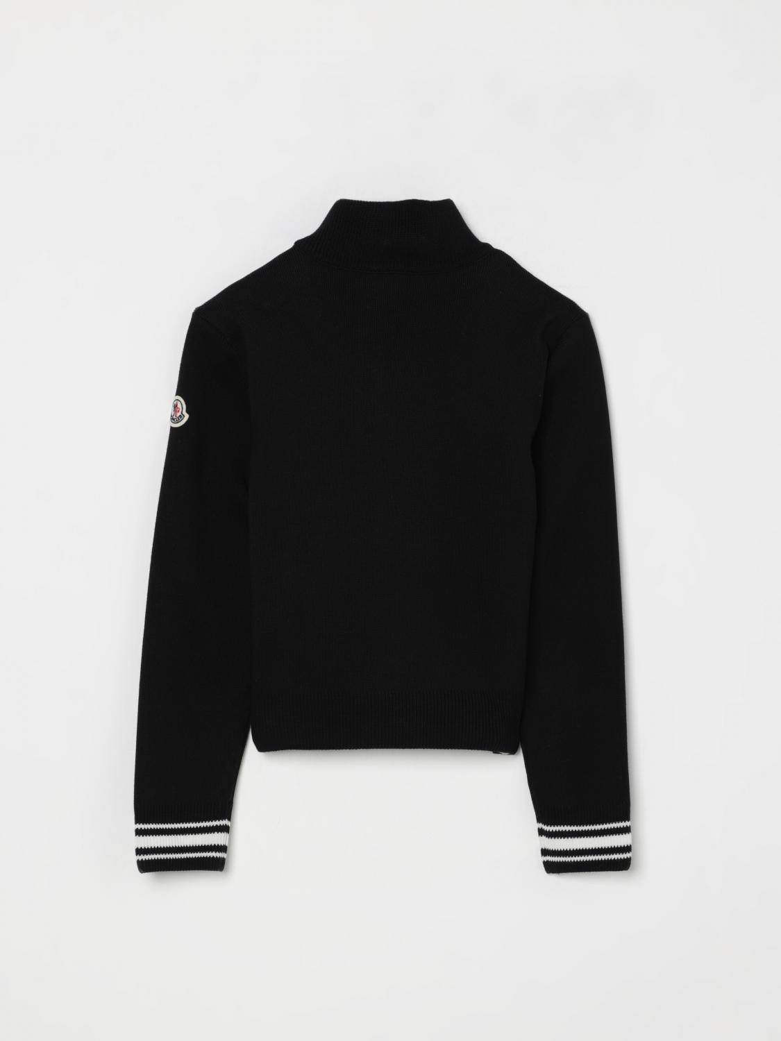 MONCLER JACKE: Pullover kinder Moncler, Schwarz - Img 2