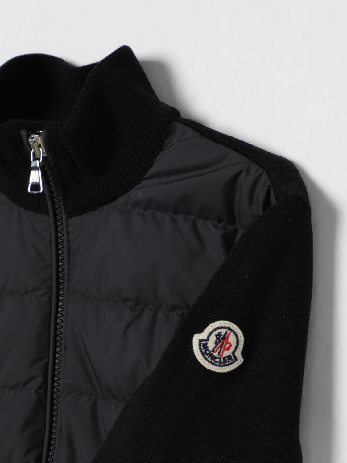 MONCLER JACKE: Pullover kinder Moncler, Schwarz - Img 3