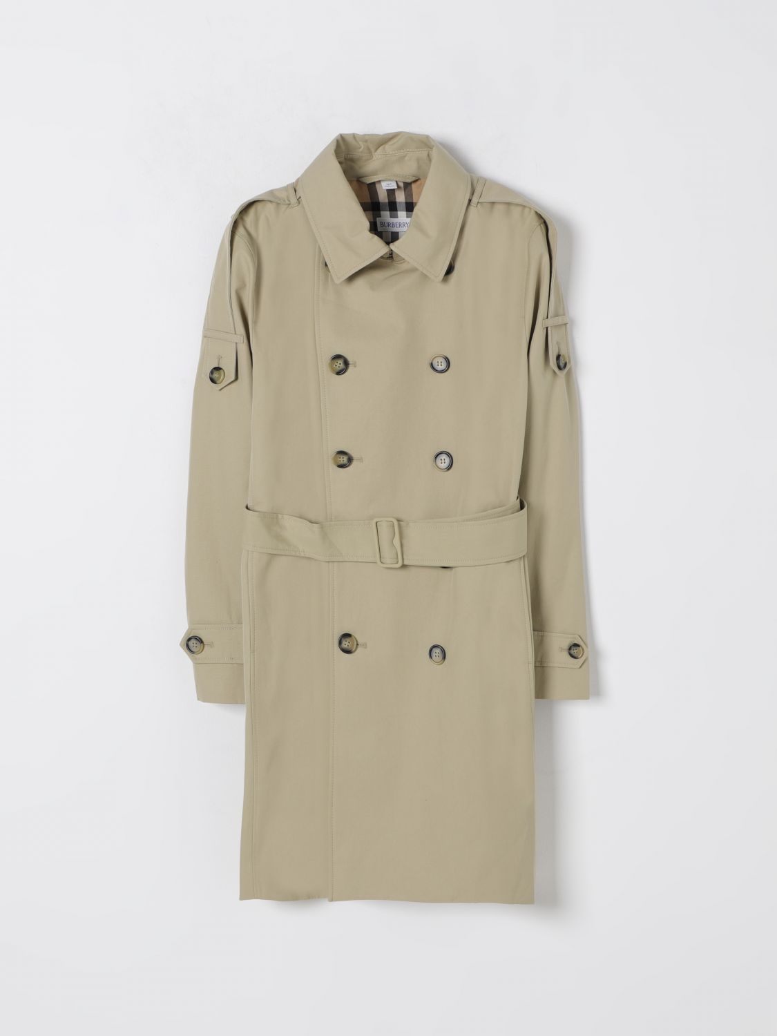 BURBERRY JACKET: Jacket kids Burberry, Green - Img 1