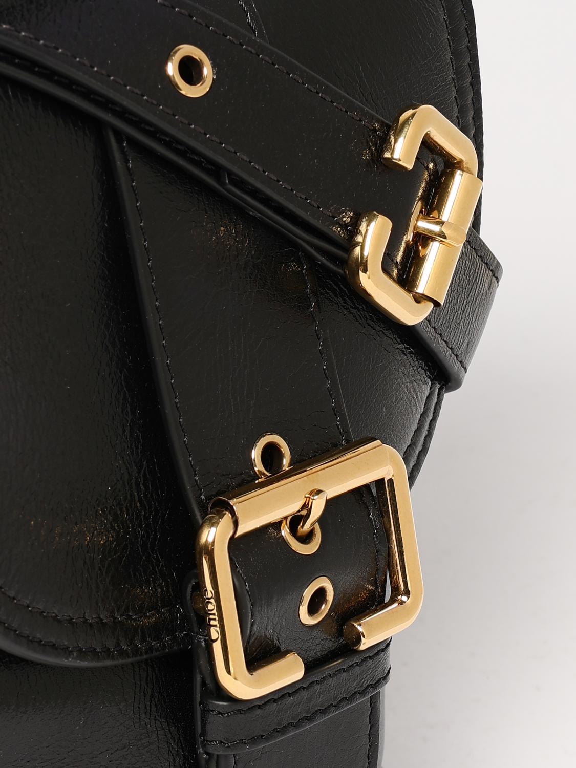 CHLOÉ BORSA MINI: Borsa Mini Camera Chloè in pelle , Nero - Img 4
