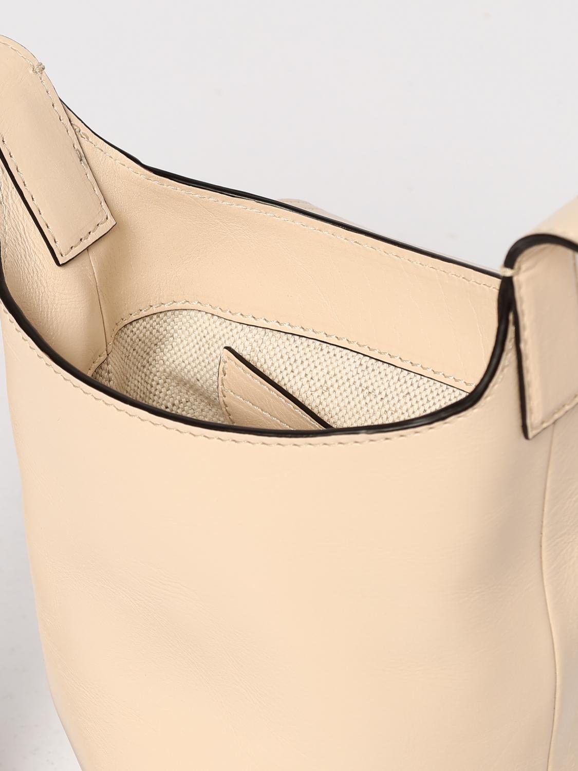CHLOÉ BORSA MINI: Borsa Mini Camera Chloè in pelle , Beige - Img 5