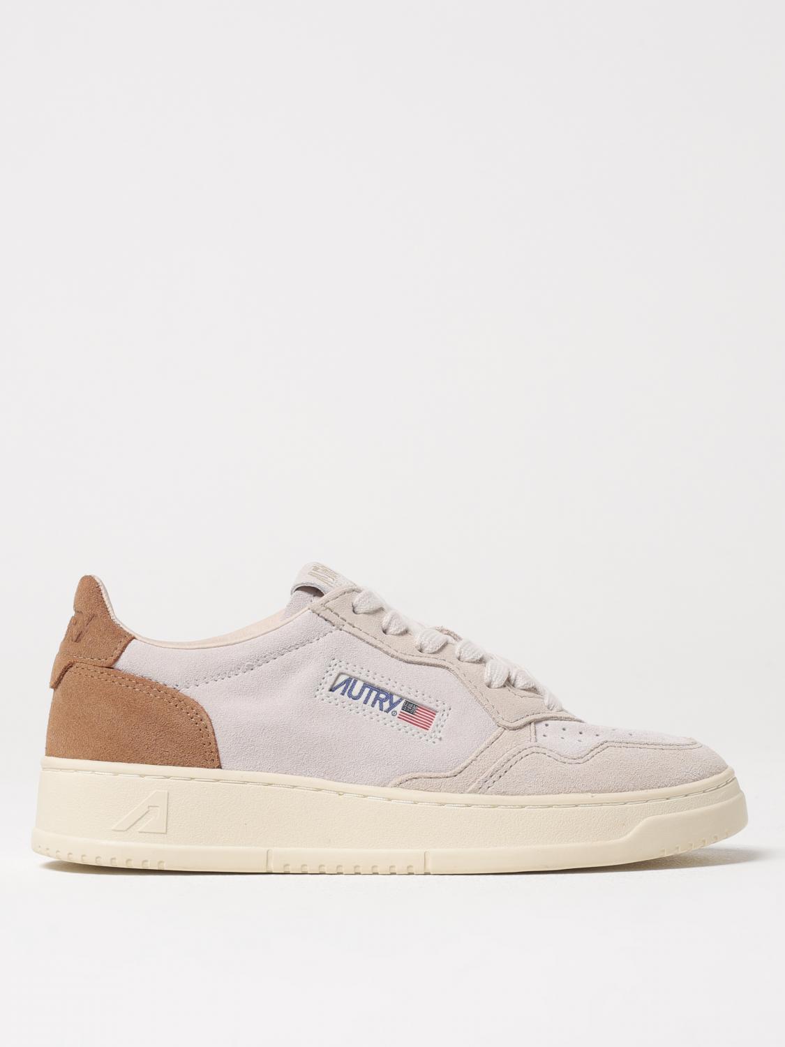 AUTRY SNEAKERS: Sneakers Medalist Autry in camoscio , Bianco - Img 1