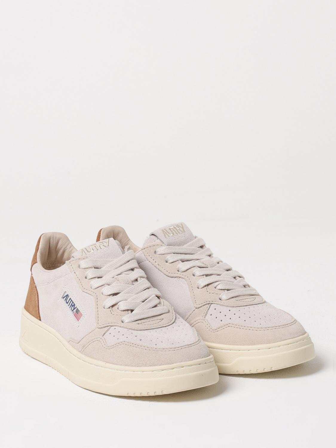 AUTRY SNEAKERS: Sneakers Medalist Autry in camoscio , Bianco - Img 2