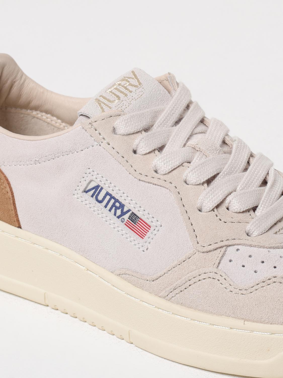 AUTRY SNEAKERS: Sneakers Medalist Autry in camoscio , Bianco - Img 4