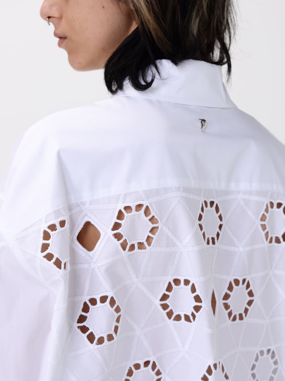DONDUP CAMISA: Camisa mujer Dondup, Blanco - Img 3