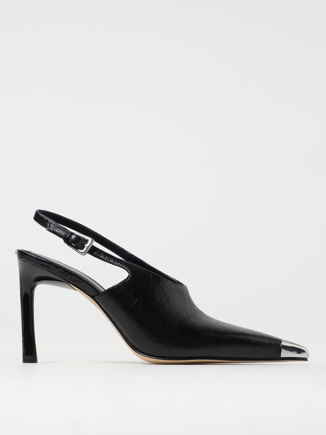 MICHAEL KORS DÉCOLLETÉ: Slingback Kasia Michael Kors in pelle , Nero - Img 1