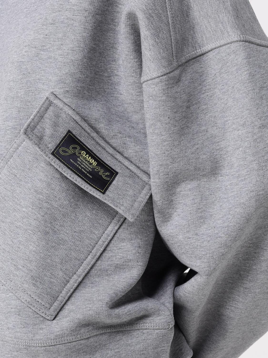 GANNI SWEATSHIRT: Pullover damen Ganni, Grau - Img 4