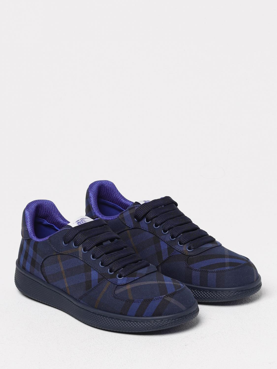 BURBERRY SNEAKERS: Sneakers men Burberry, Blue - Img 2