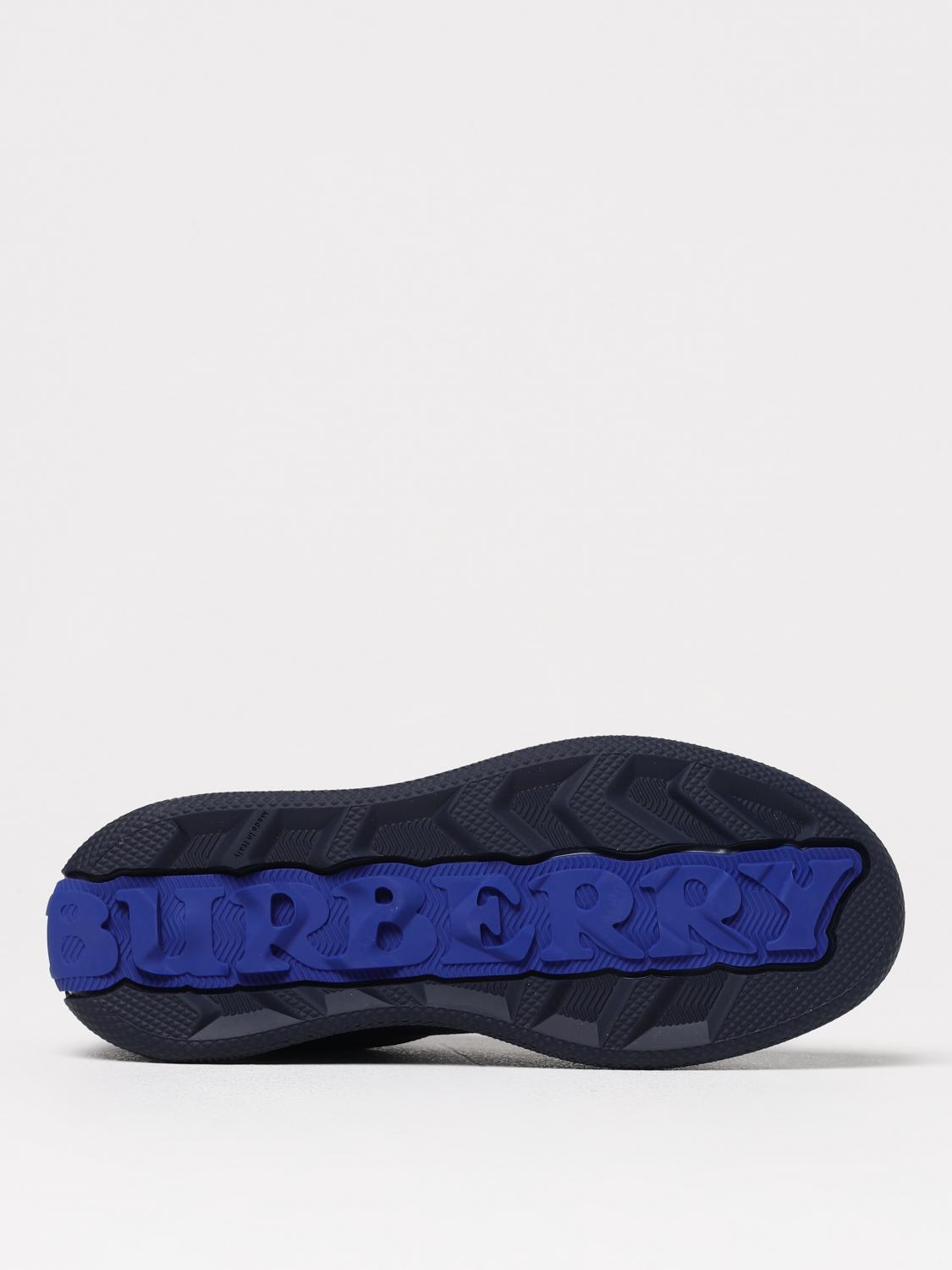 BURBERRY SNEAKERS: Sneakers men Burberry, Blue - Img 4