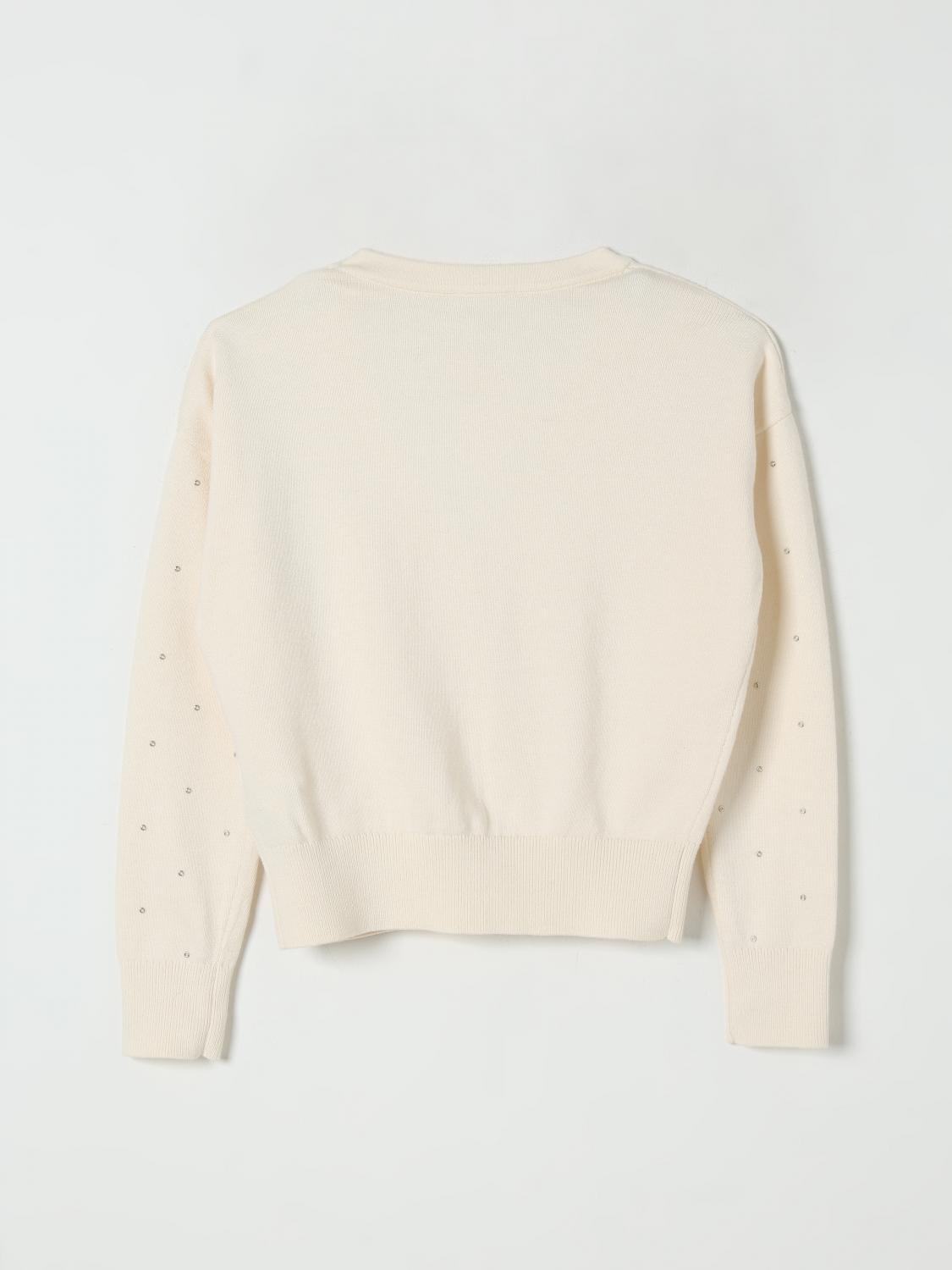 MICHAEL KORS SWEATER: Jacket kids Michael Kors, Cream - Img 2