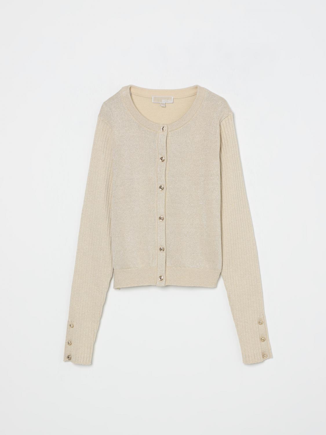 MICHAEL KORS SWEATER: Jacket kids Michael Kors, Gold - Img 1