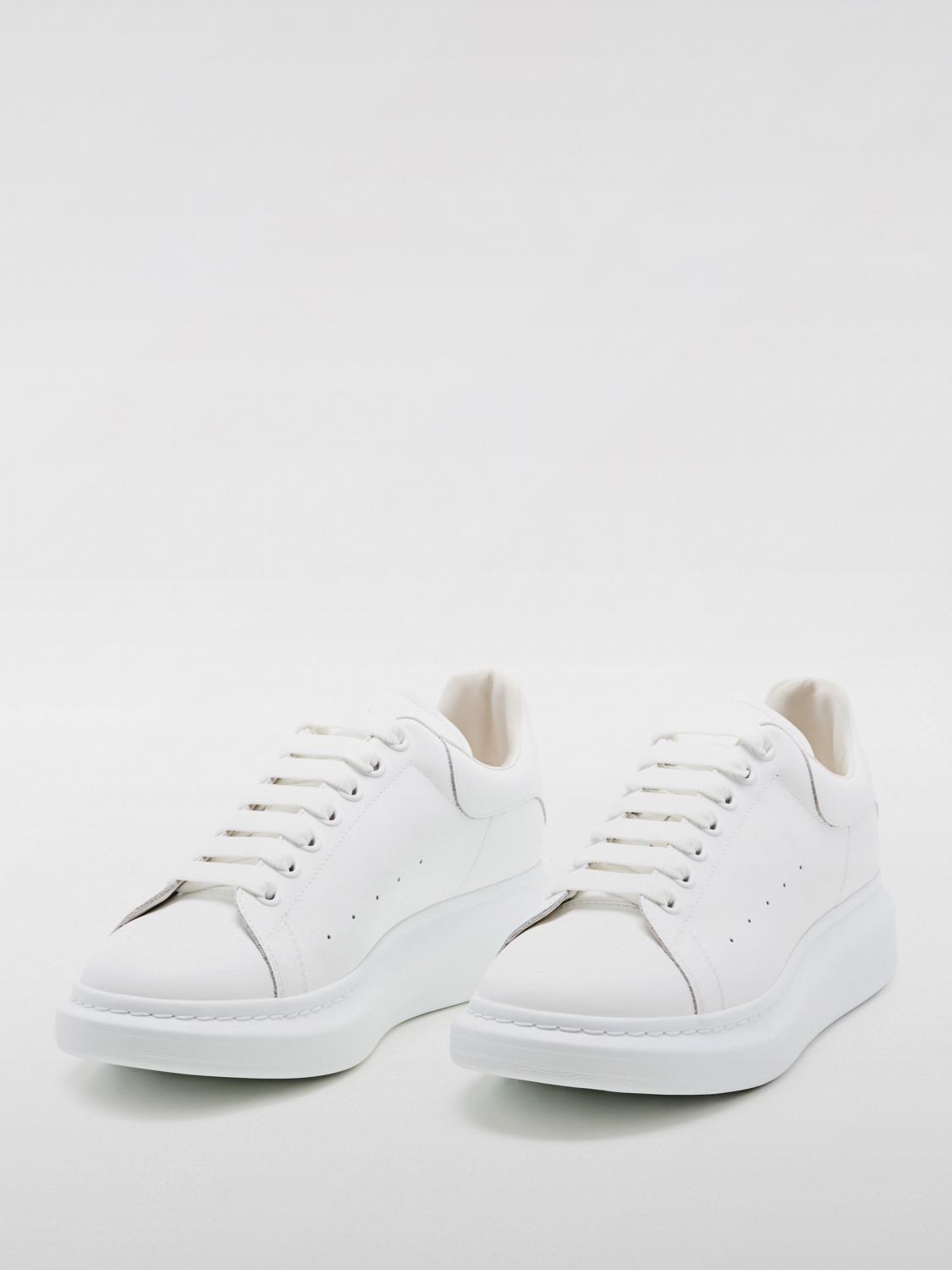 MCQUEEN SNEAKERS: Sneakers Oversize McQueen in pelle , Bianco - Img 2