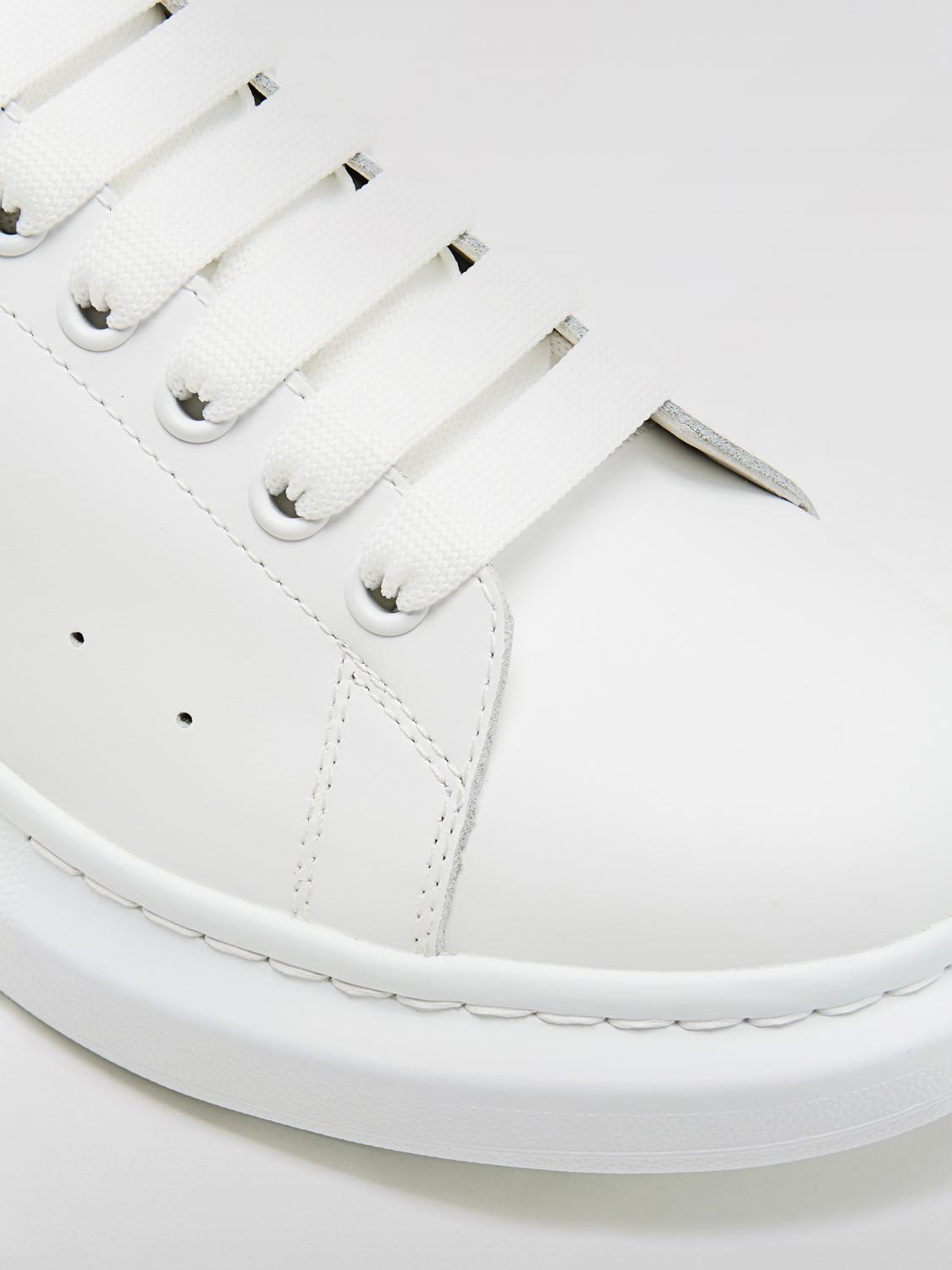 MCQUEEN SNEAKERS: Sneakers Oversize McQueen in pelle , Bianco - Img 4