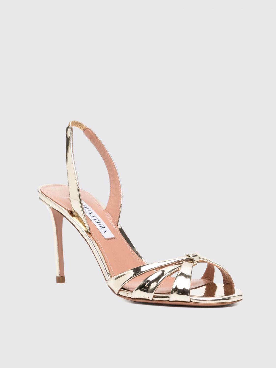 AQUAZZURA SANDALEN MIT ABSATZ: Schuhe damen Aquazzura, Gold - Img 2