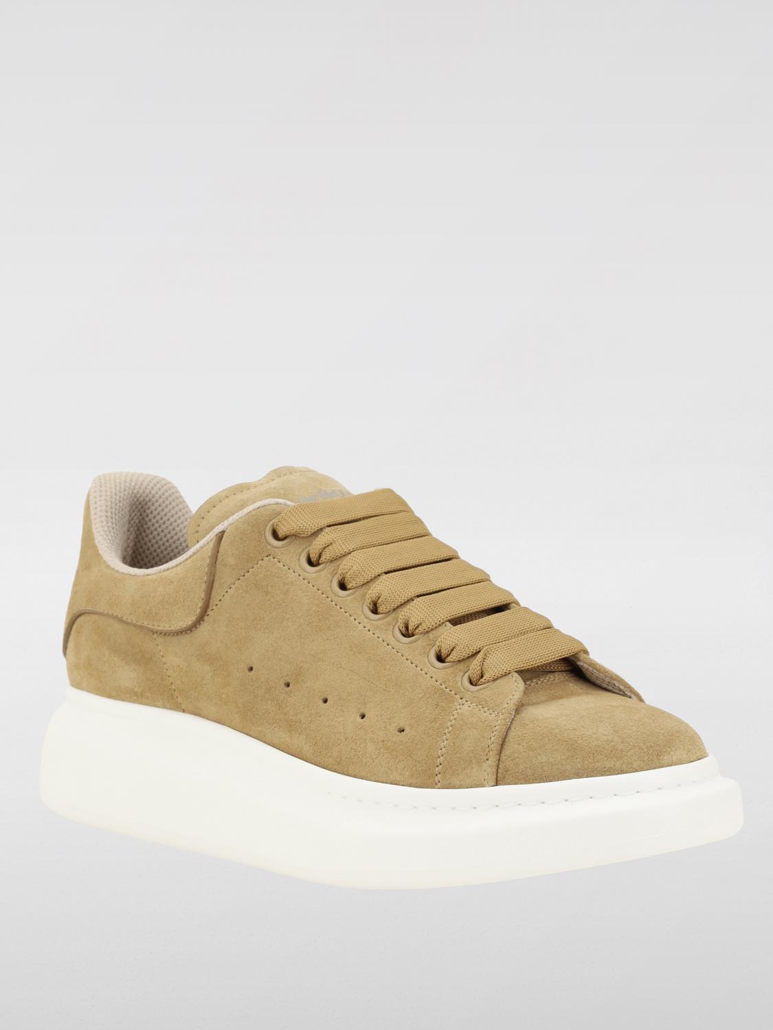 MCQUEEN SNEAKERS: Sneakers Oversize McQueen in camoscio , Cammello - Img 2