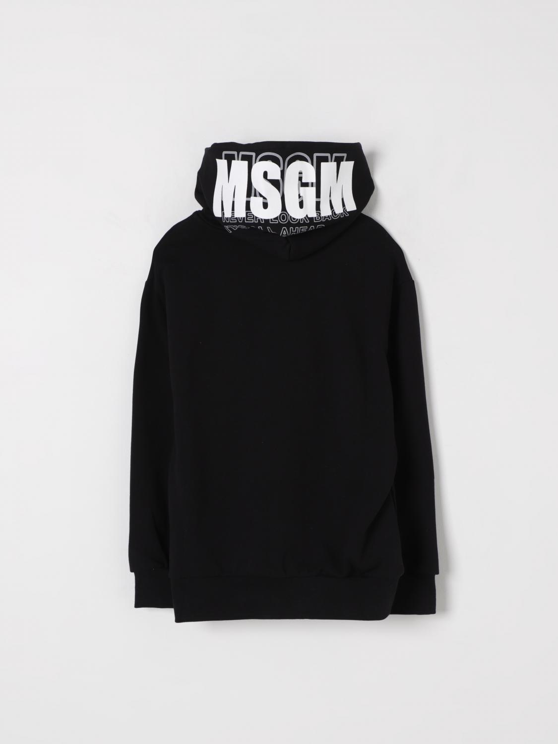 MSGM KIDS PULLOVER: Pullover kinder MSGM Kids, Schwarz - Img 2